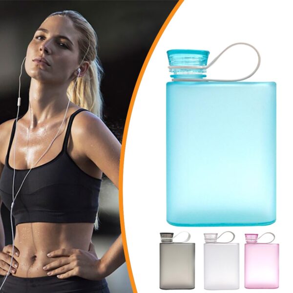 Portable Flat Water Bottle Book