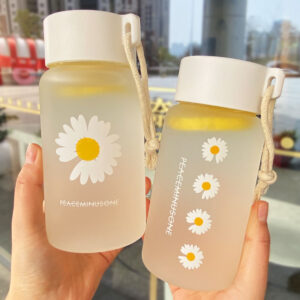 Frosted & Transparent Plastic Water Bottle
