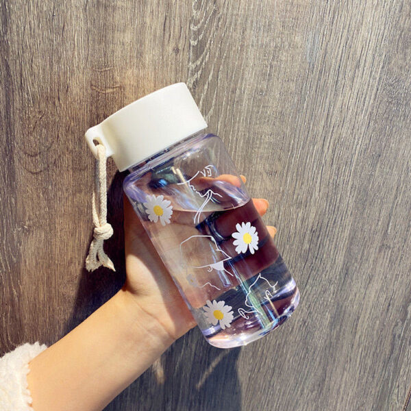 Frosted & Transparent Plastic Water Bottle